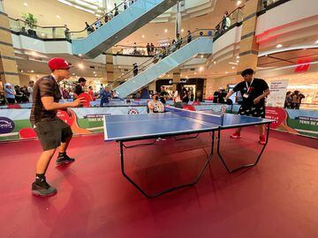 Las imágenes del primer Interescolar de tenis de mesa en Mall Florida Center