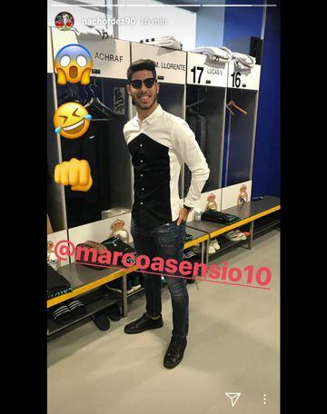 La foto de Asensio que ha compartido Nacho en Instagram
