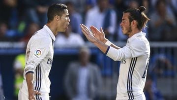 Cristiano y Bale, durante un partido del Real Madrid.