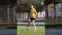 Vídeo: Jenni Hermoso se luce con gol en su primera práctica con Tigres