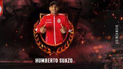 Momento en que Humberto Suazo es anunciado como nuevo jugador de La Serena