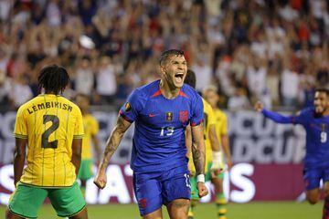 Brandon Vazquez scored a crucial late equaliser against Jamaica in the Gold Cup.