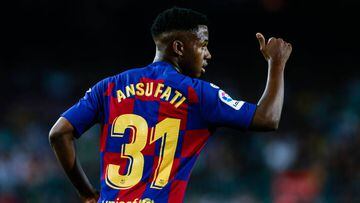 Ansu Fati: Barça teenager third youngest scorer in Liga history
