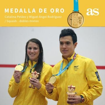 La pareja conformada por Miguel Ángel Rodríguez y Catalina Peláez venció a la mexicana conformada por Alfredo Ávila y Diana García 2 a 0 con parciales 11-10 y 11-4 y se llevó la medalla de oro.
