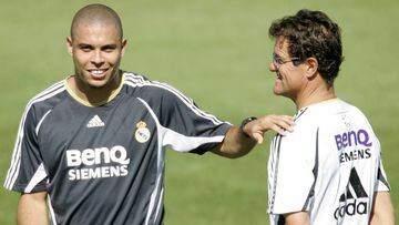 Capello y Ronaldo. 