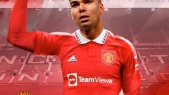 What shirt number will Casemiro wear at Manchester United?