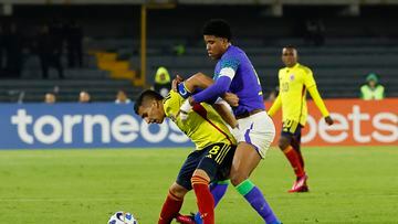 Colombia lucha ante Brasil, pero queda sin chances de título