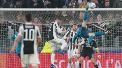 Cristiano Ronaldo y su gol de chilena ante la Juventus en la Champions League.