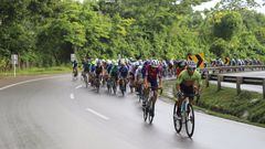 Ciclistas en la edición número 72 de la Vuelta a Colombia.