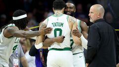 The Boston Celtics survived an elimination game in Philadelphia with a Game 6 win over the Sixers after a brilliant fourth quarter from Jayson Tatum.