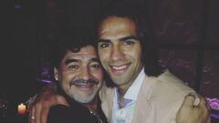 Falcao Garc&iacute;a y su mensaje a Diego Armando Maradona.