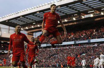 Steven Gerrard. Siempre fiel al Liverpool, ha rechazado varias propuestas de grandes clubes de Europa.