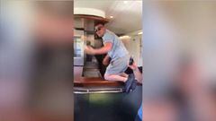"¡It´s fucking free!": hooligans del Leicester roban en un tren