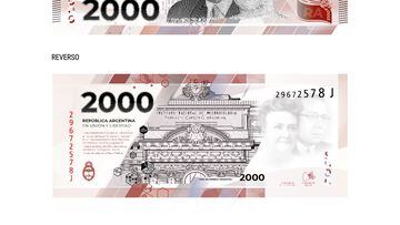 Así es el nuevo billete de $2000 pesos argentinos