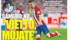 Portada del diario Mundo Deportivo del 21 de julio de 2016.