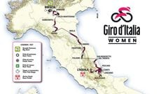 Recorrido del Giro Women 2024.