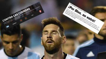 Messi se lamenta del punto ante Per&uacute;