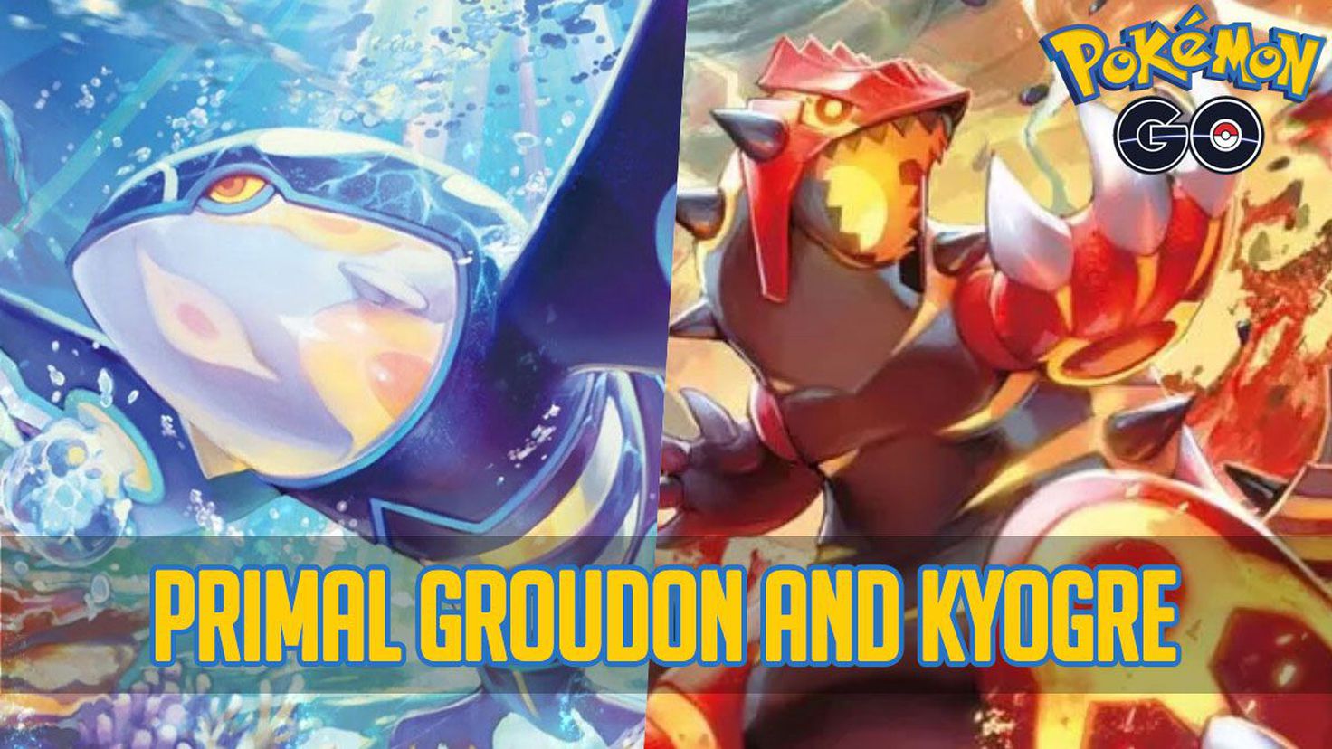 How Groudon and Kyogre's Primal Reversion works in Pokémon GO: all the  details - Meristation