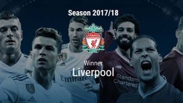 Liverpool: Champions League 17/18 winners according to UEFA