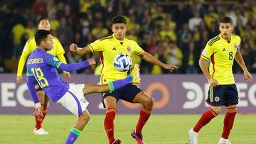 Colombia - Brasil en el hexagonal final del Sudamericano Sub 20