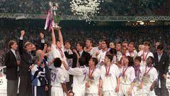 El Real Madrid evitó la prórroga cuando ganó la séptima Copa de Europa.