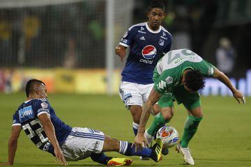 Los goles del partido fueron anotados por Dayro Moreno, para Nacional, y Christian Marrugo por Millonarios. 