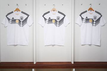 Germany's new home shirt is inspired by the jersey they wore on their way to winning the 1990 World Cup.