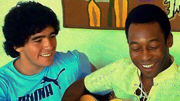Nuevo mensaje de Pelé a Maradona: "Te amo, Diego"