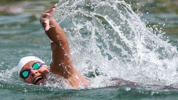 El equipo mexicano mixto ganó la prueba de relevos en aguas abiertas. Es la primera presea dorada para la delegación en esta disciplina en San Salvador 2023.