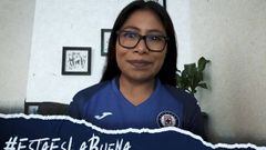 Yalitza Aparicio apoya a Cruz Azul rumbo al t&iacute;tulo: &quot;Esta es la buena&quot;