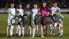 Selección de Guatemala previo a Copa Oro 2021