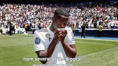 Vinicius responds to criticism: "It's typical of being at the world's biggest club"