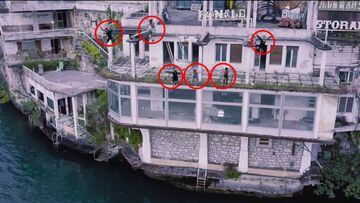 Cliff Diving en hotel abandonado de Italia
