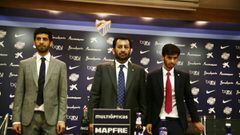 De Izquierda a derecha Nasser, Abdullah y Nayef Al Thani.