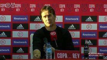La polémica rueda de prensa de Lopetegui tras derrota del Sevilla