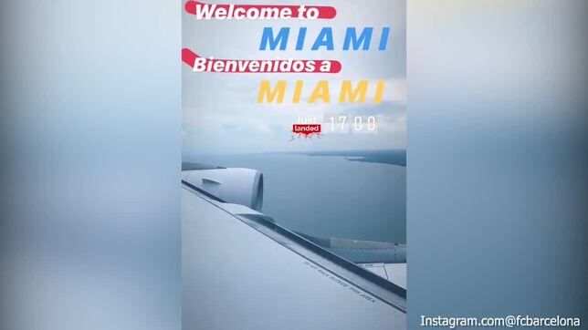 Barcelona llega a Miami y el recibimiento es increíble