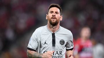 30 Lionel Leo MESSI (psg) during the Ligue 1 Uber Eats match between Lille OSC and Paris Saint-Germain on August 21, 2022 in Lille, France. (Photo by Philippe Lecoeur/FEP/Icon Sport via Getty Images) - Photo by Icon sport