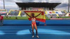 Ana Peleteiro, una estrella del atletismo espa&ntilde;ol. 