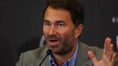 Boxing - Anthony Joshua & Dillian Whyte Press Conference - Hilton London Syon Park, London, Britain - July 10, 2023 Promotor Eddie Hearn during the press conference Action Images via Reuters/Matthew Childs