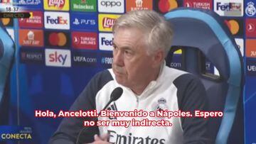 Ancelotti vuelve a Nápoles, pero con el Real Madrid