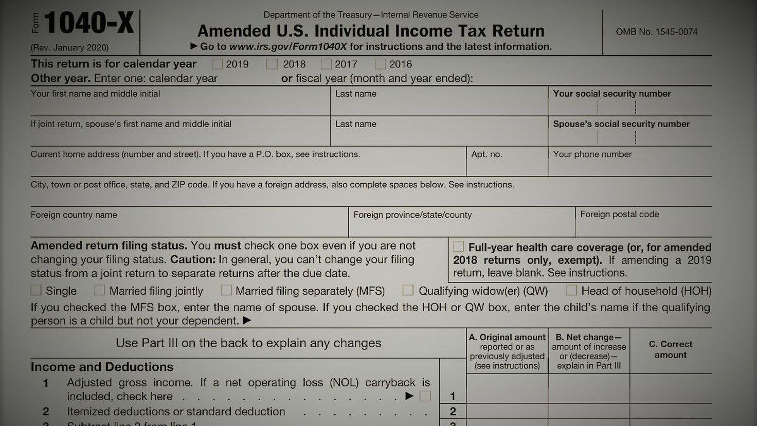 Tax Filing 2021 How To File An Amended Tax Return As Usa 0285
