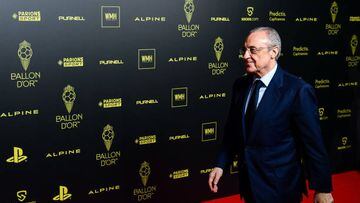 Florentino PEREZ President of Real Madrid arrives at the Ballon dOr 2022 Ceremony on October 17, 2022 in Paris, France. (Photo by Baptiste Fernandez/Icon Sport via Getty Images)
