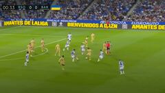 En modo Iniesta total: lo de Pedri en el primer gol del Barça fue de videojuego