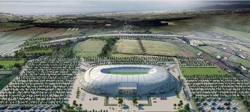 Ubicado en la ciuda de Tetouan, con capacidad para 45,600 espectadores, el proyecto de este estadio fue lanzado en 2015 y estaría construido para 2022 para recibir la Copa del Mundo en 2026. 