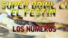 Las cantidades de comida que se consumirán en el Super Bowl