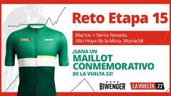 ¡Consigue un maillot conmemorativo de Sierra Nevada gracias al Reto de la Etapa 15 de La Vuelta en Biwenger!