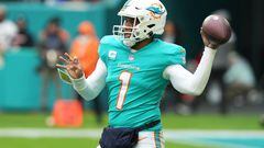 The Miami Dolphins head to New England to face the Patriots in their Week 17 matchup. QB Tua Tagovailoa is ruled out after suffering yet another concussion.