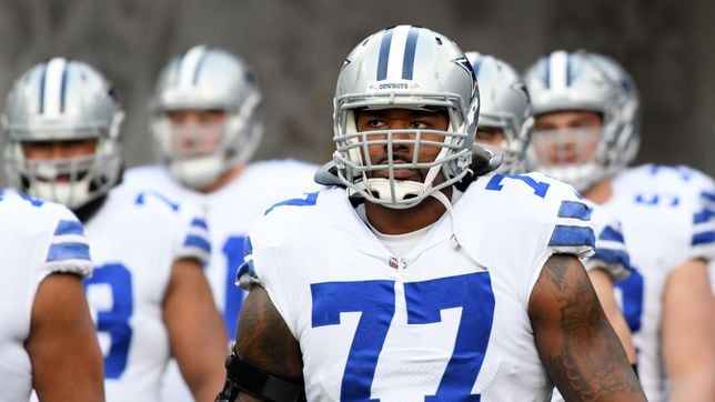 Dallas Cowboys linebacker Jabril Cox (14) runs on special teams against the  New York Giants during an NFL football game in Arlington, Texas, Sunday,  Oct. 10, 2021. (AP Photo/Michael Ainsworth Stock Photo - Alamy