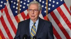 Mitch McConnell v&iacute;a Getty Images.