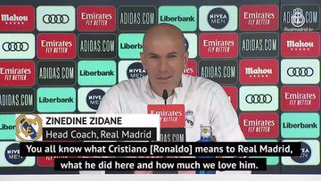 Real Madrid still love Cristiano – Zidane on possible Ronaldo return